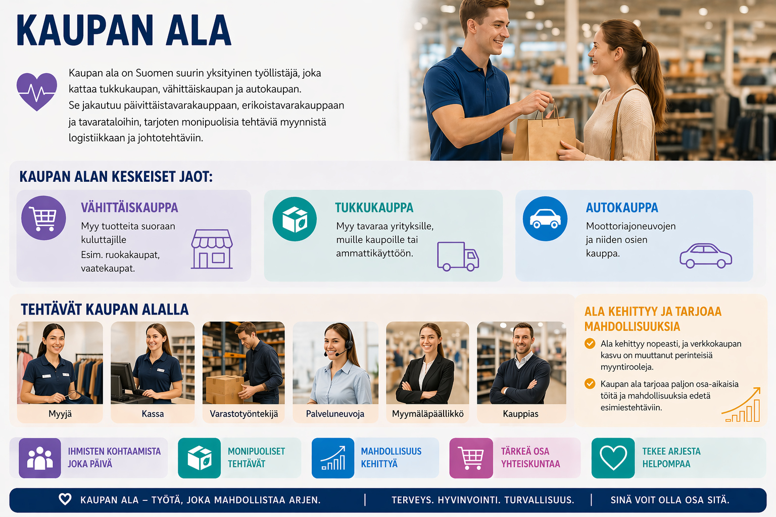 Kaupan ala – infograafi